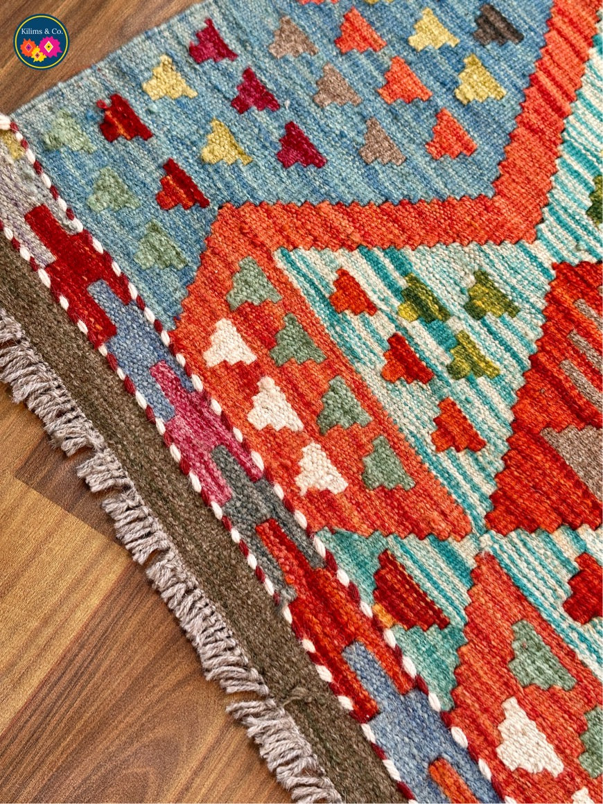 Woolen Floor Runner 6'11x2’3