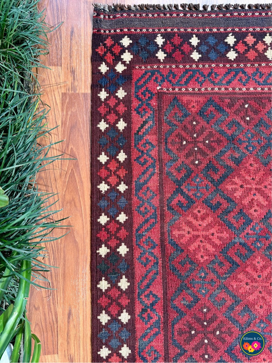 Pure wool kilim 5ft 1in x 3ft 3in