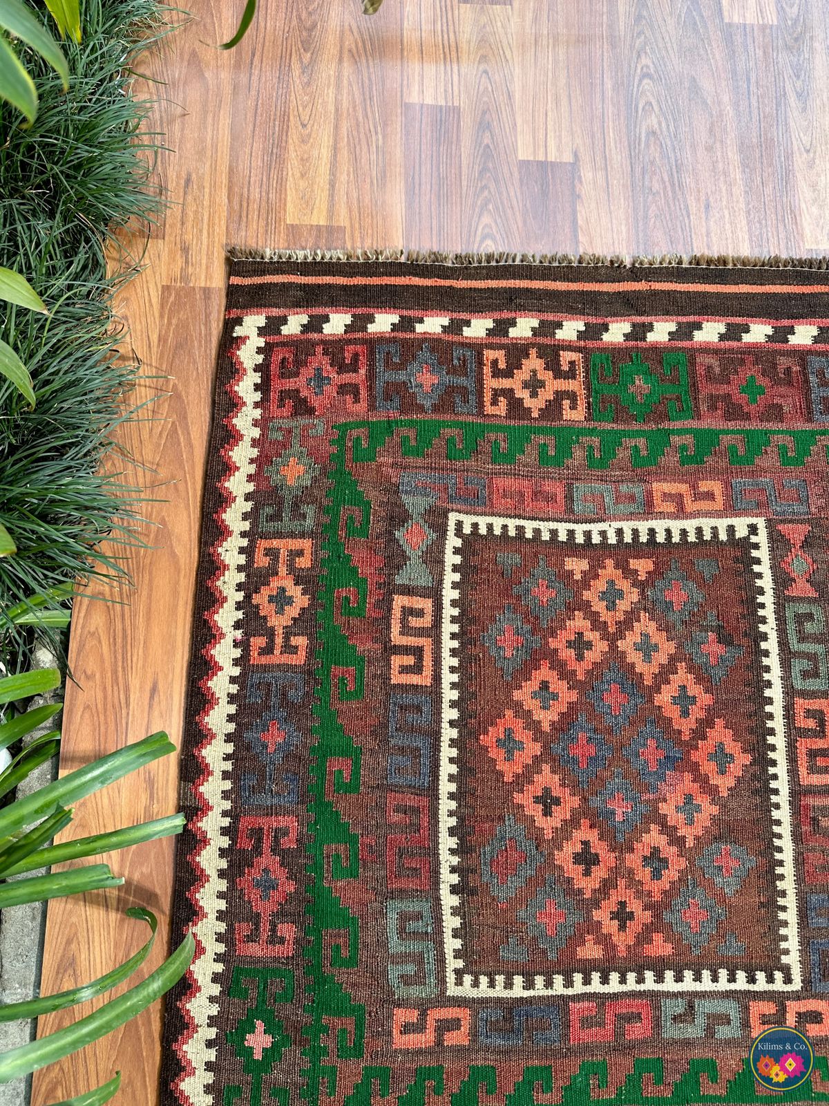 Pure Wool Hanging kilim 3’3” x 3’11”