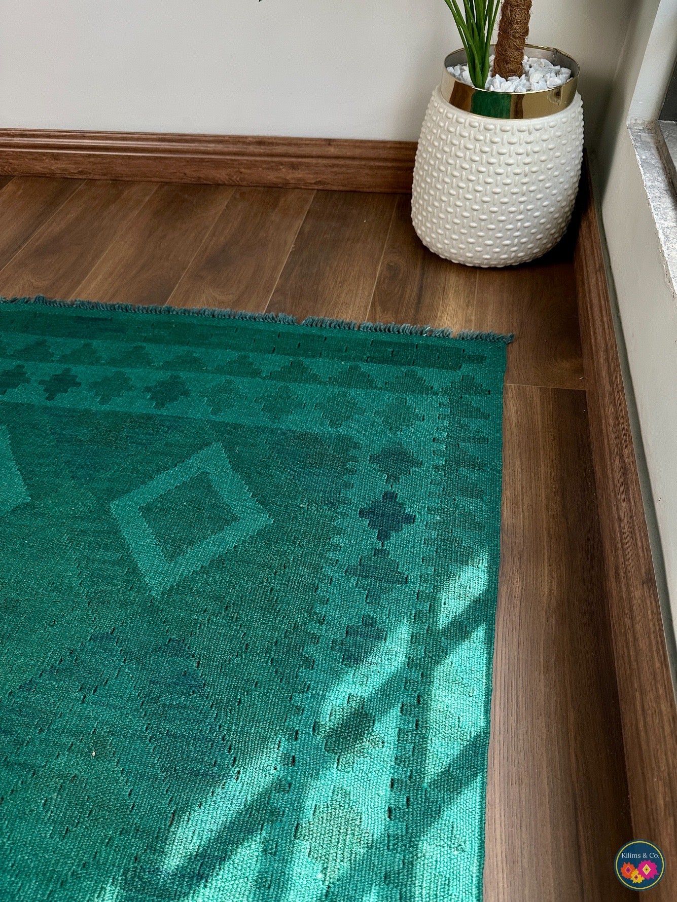 Pure Wool kilim 6ft 6in x 5ft 0in