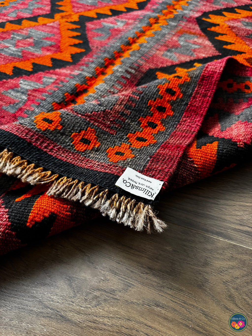 Pure Wool kilim 4’4”x2’10”