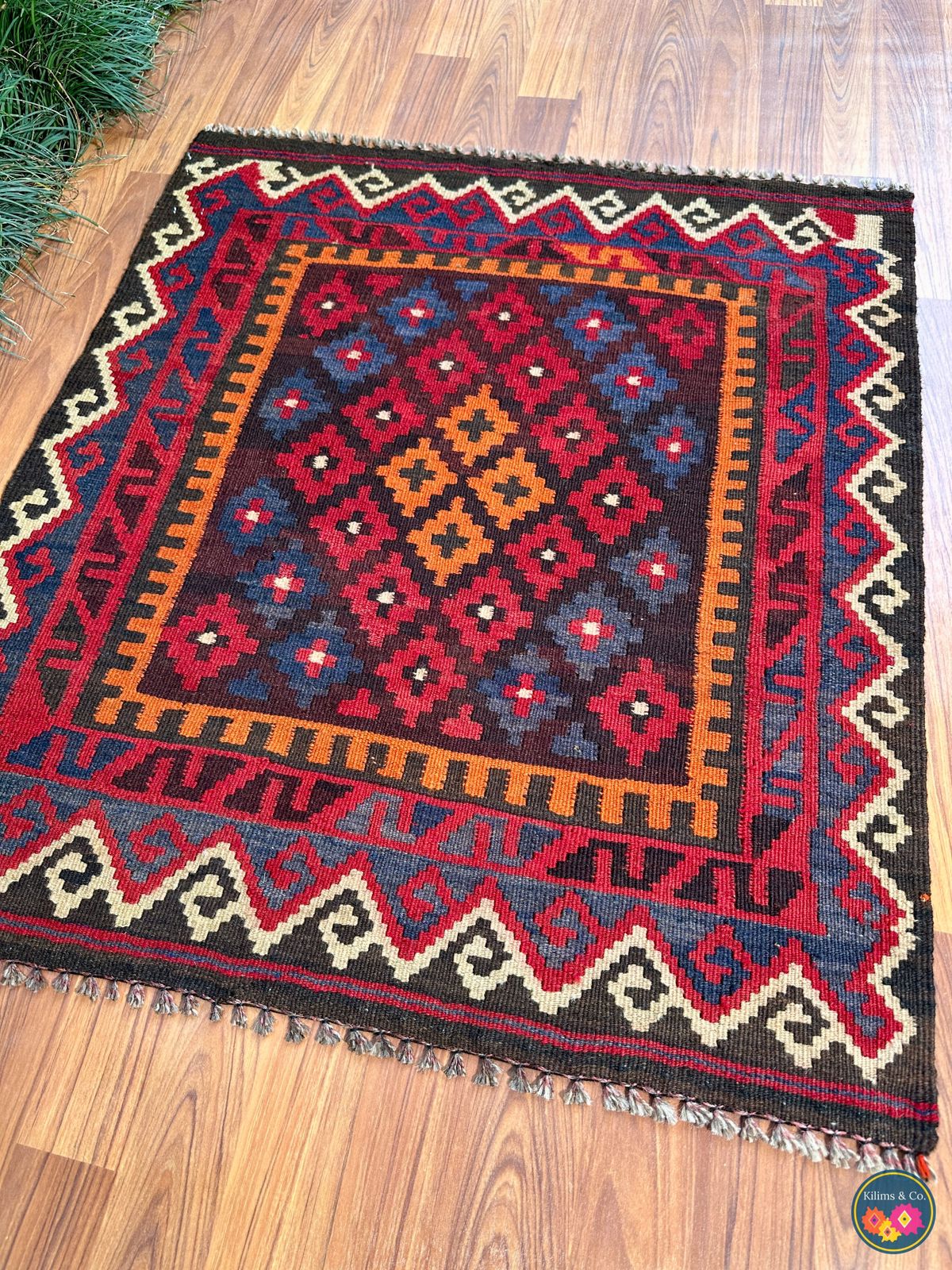 Pure Wool Hanging kilim 3’3” x 2’10”