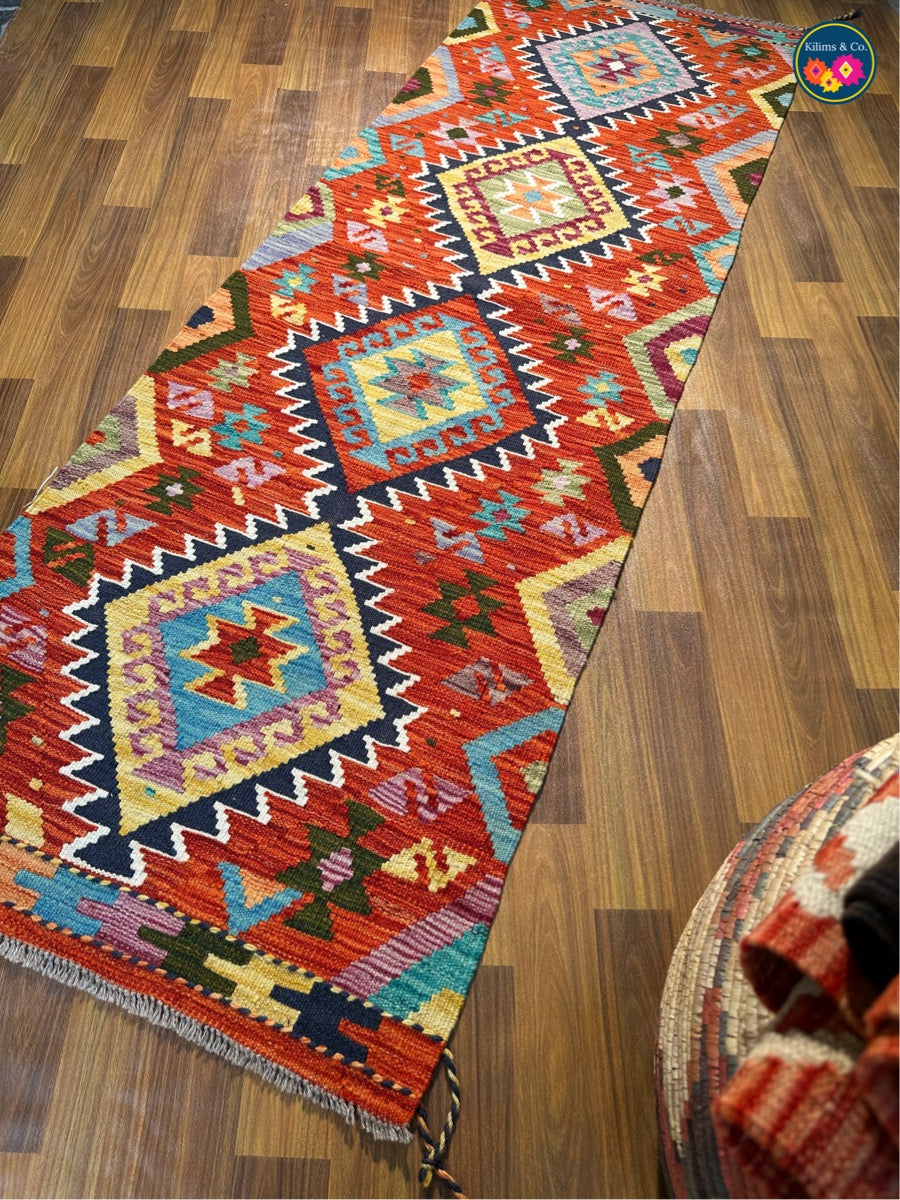 Woolen Floor Runner 6'8"x2’2”