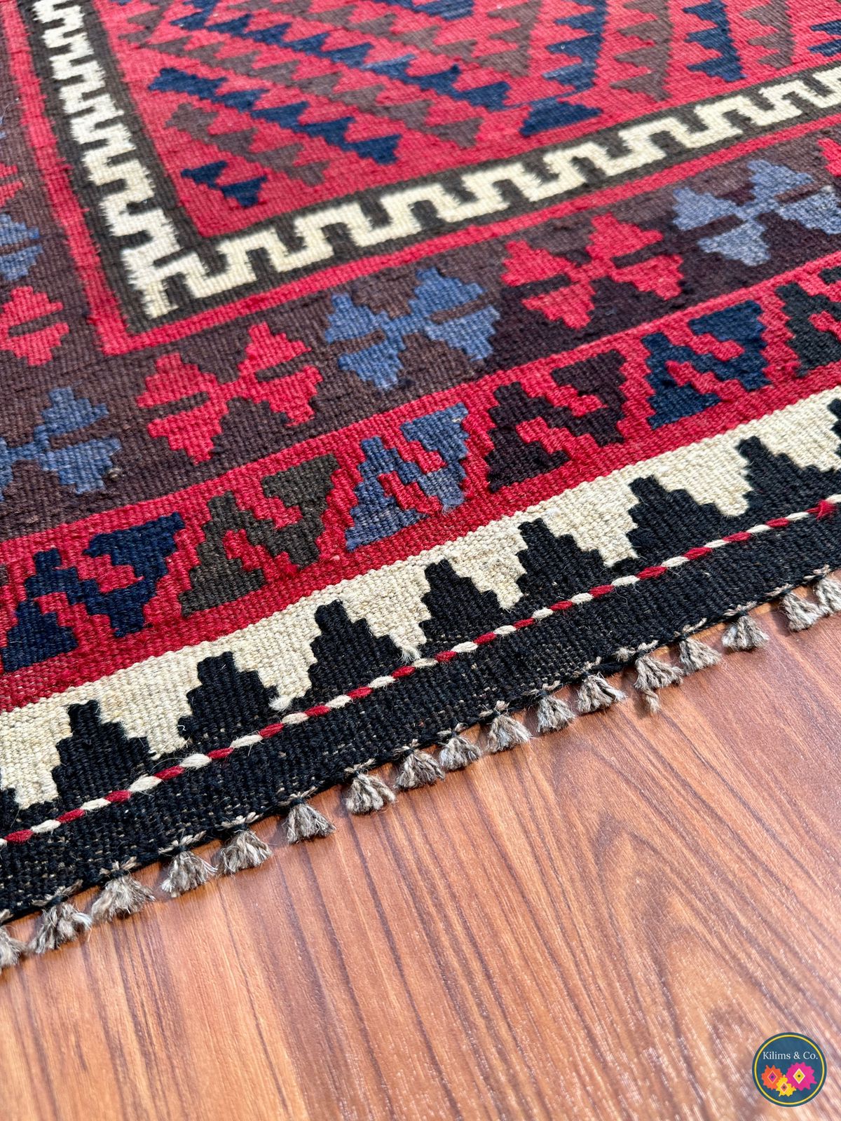 Pure Wool Hanging kilim 3’1” x 3’6”