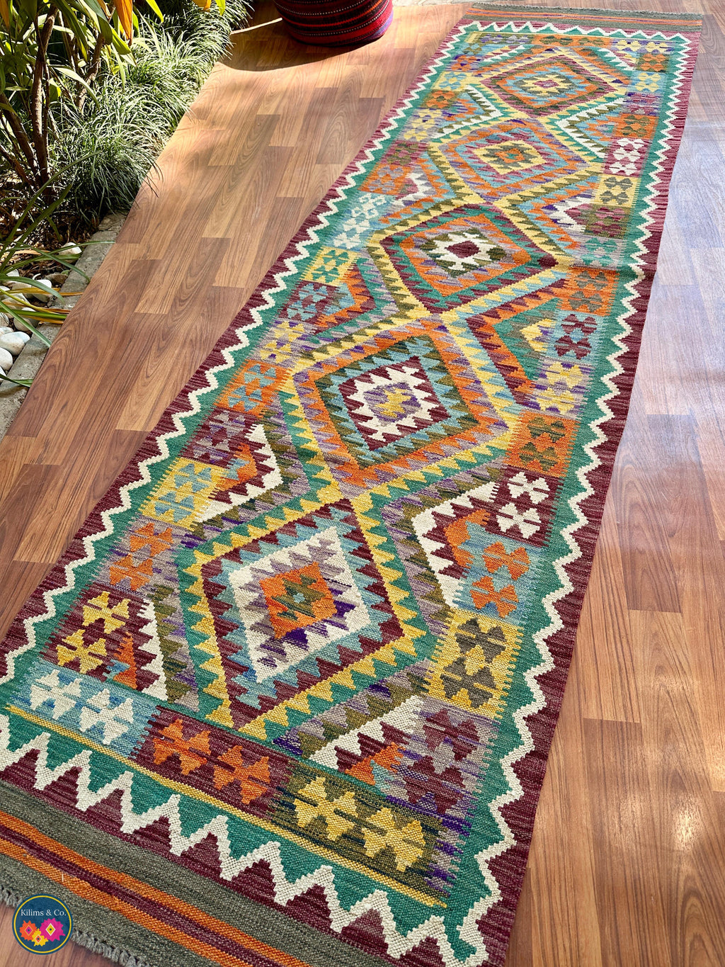 Woolen Floor Runner 10’0” x 2’8”