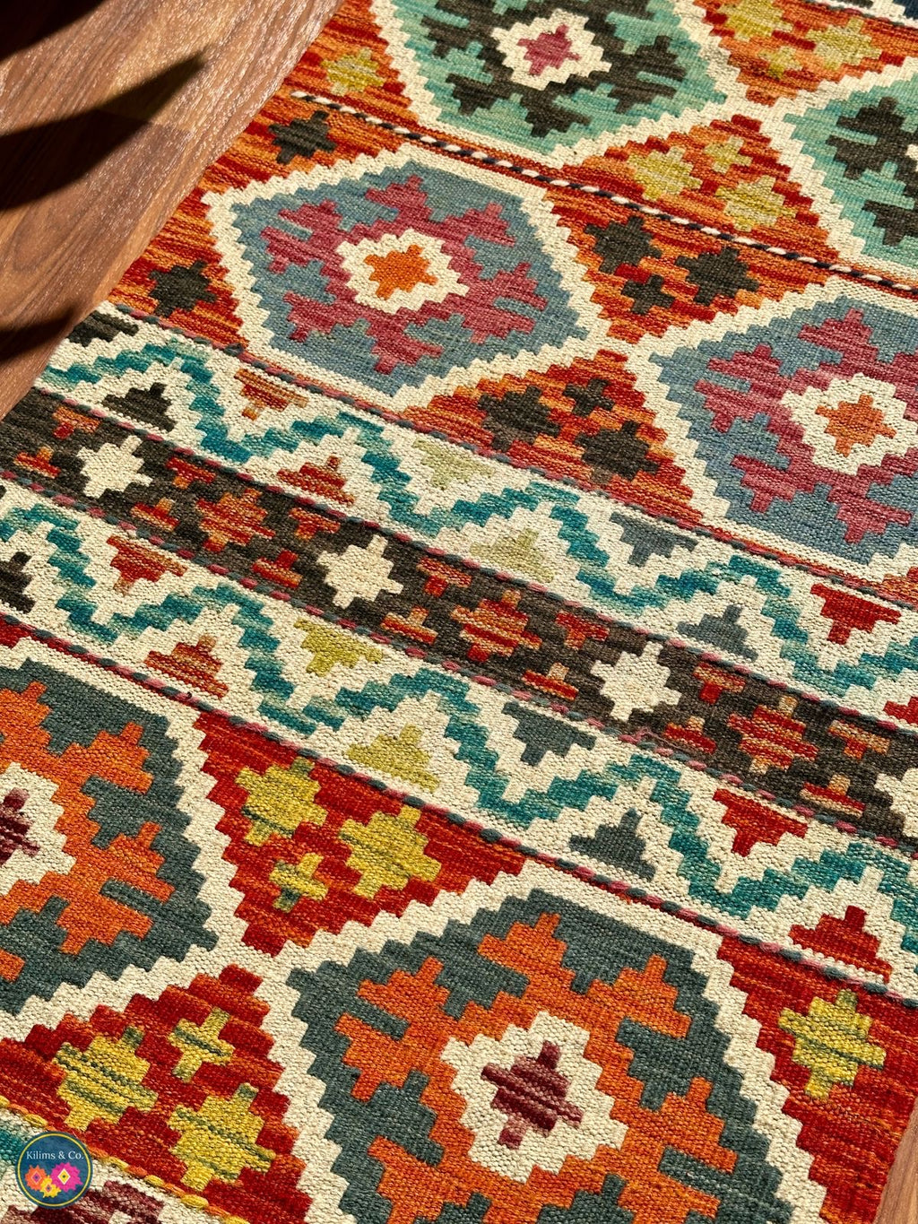 Woolen Floor Runner 6'6” x 2’2”