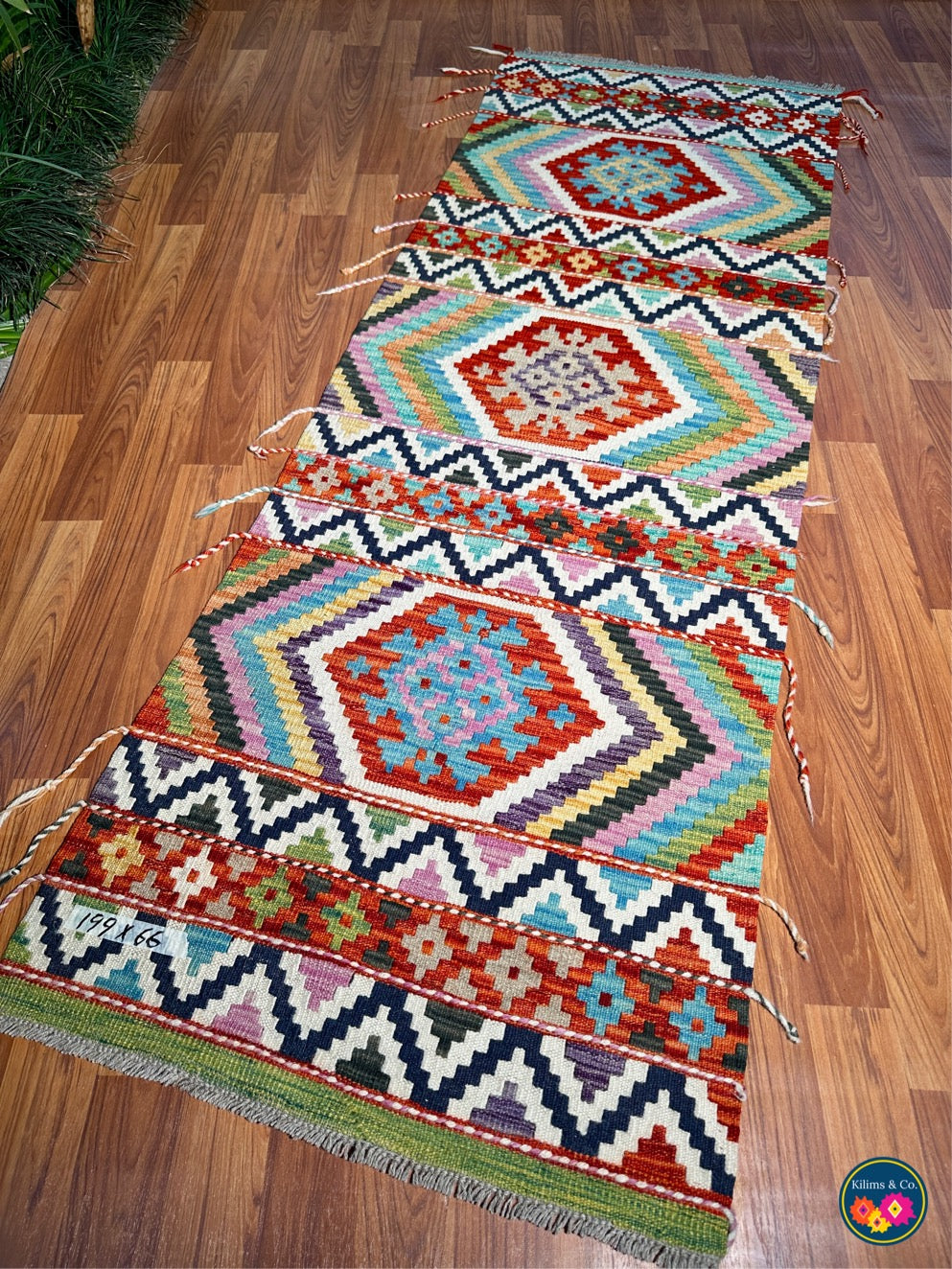 Woolen Floor Runner 6'6” x 2’2”