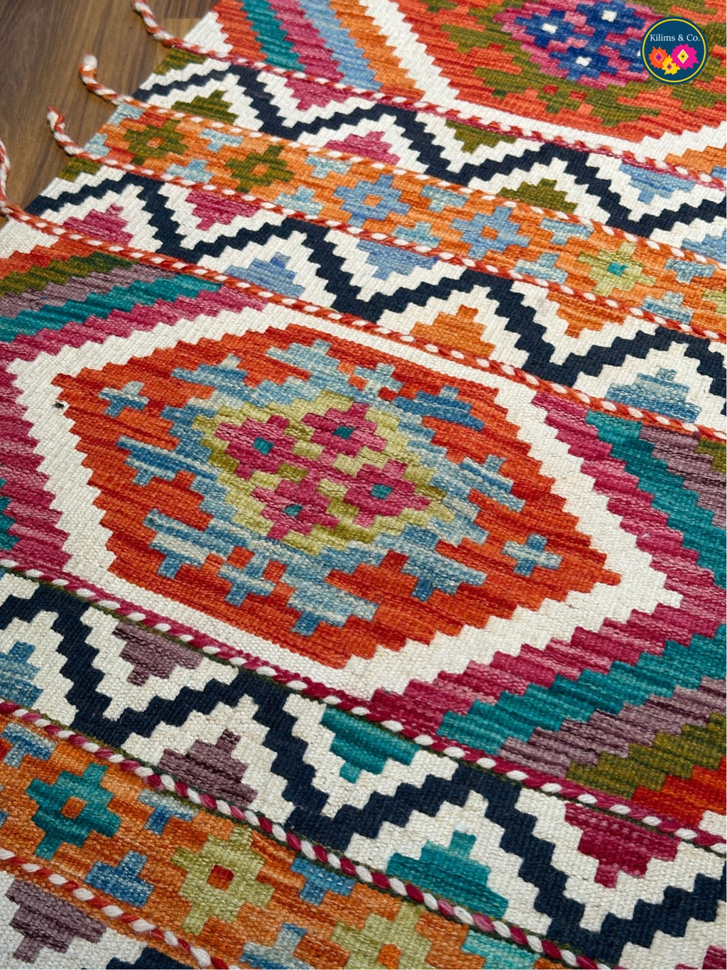 Woolen Floor Runner 6'5”x2’2”