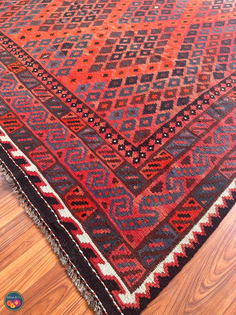 Pure Wool kilim 8ft 4in x 6ft 4in