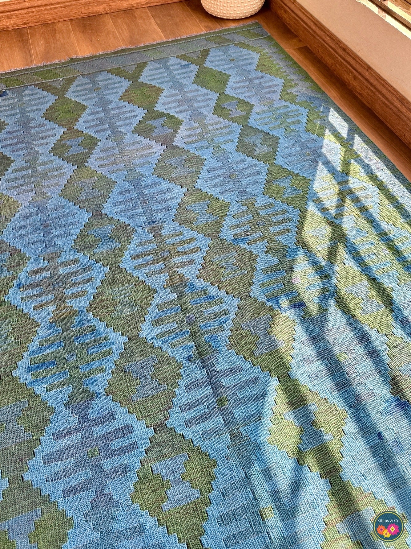 Pure Wool kilim 6ft 6in x 4ft 10in