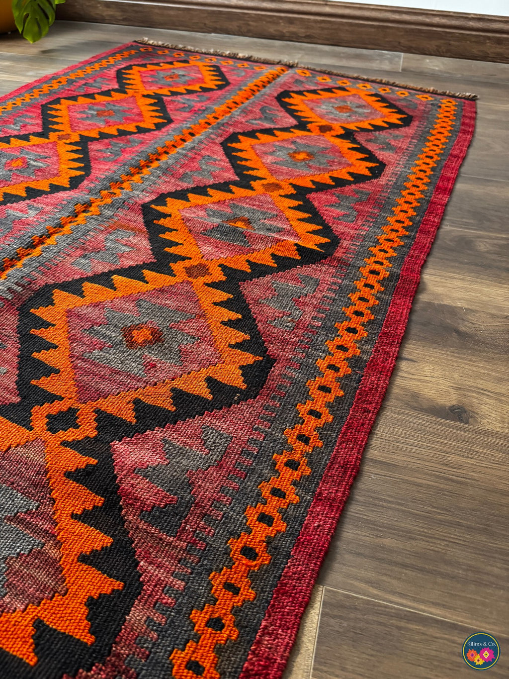 Pure Wool kilim 4’4”x2’10”