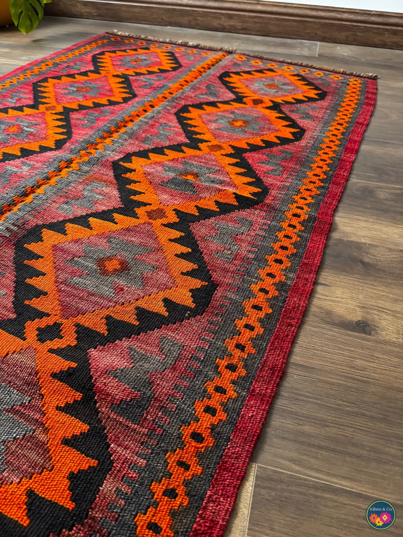 Pure Wool kilim 4’4”x2’10”