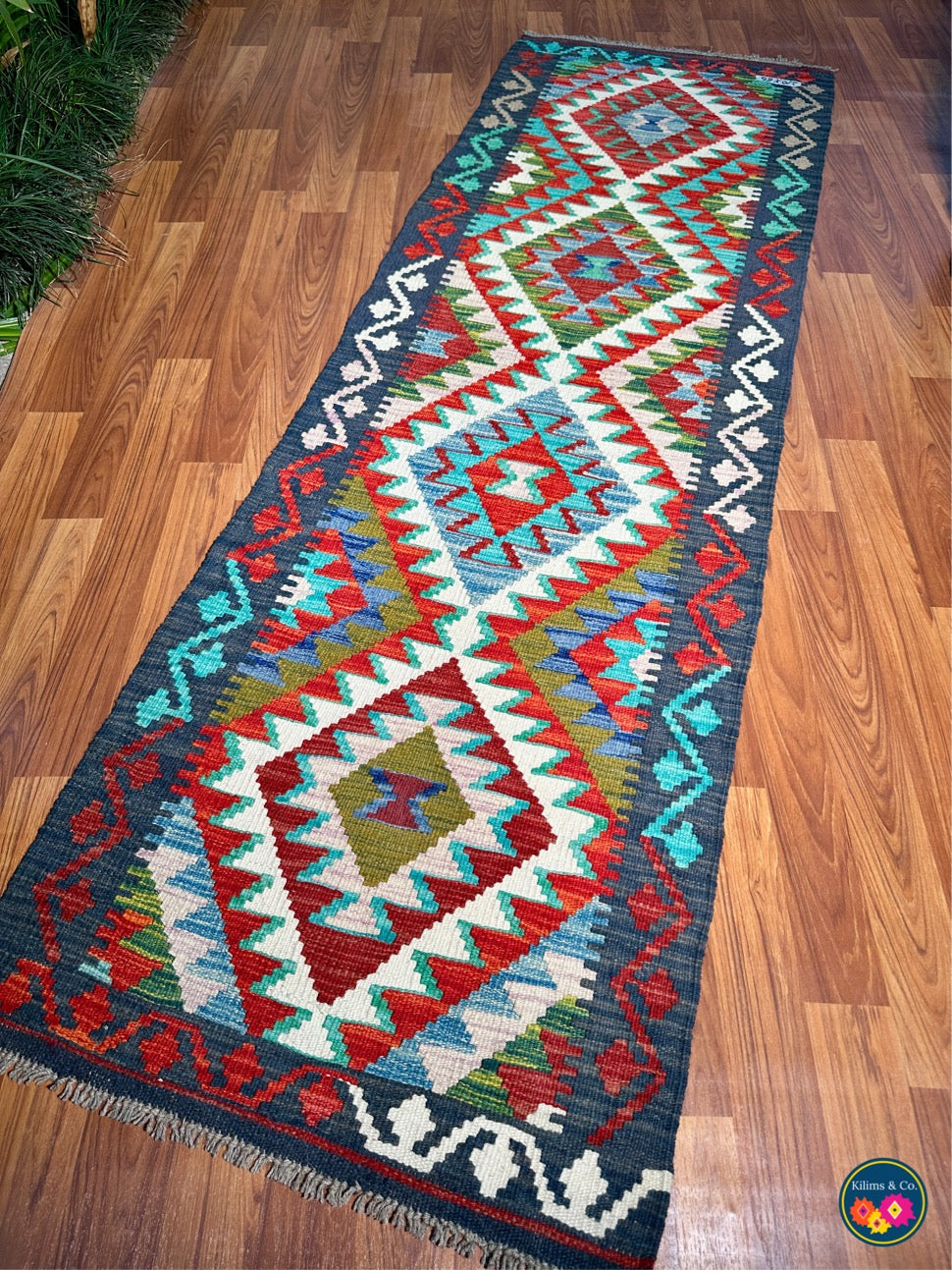 Woolen Floor Runner 6'11” x 2’2”