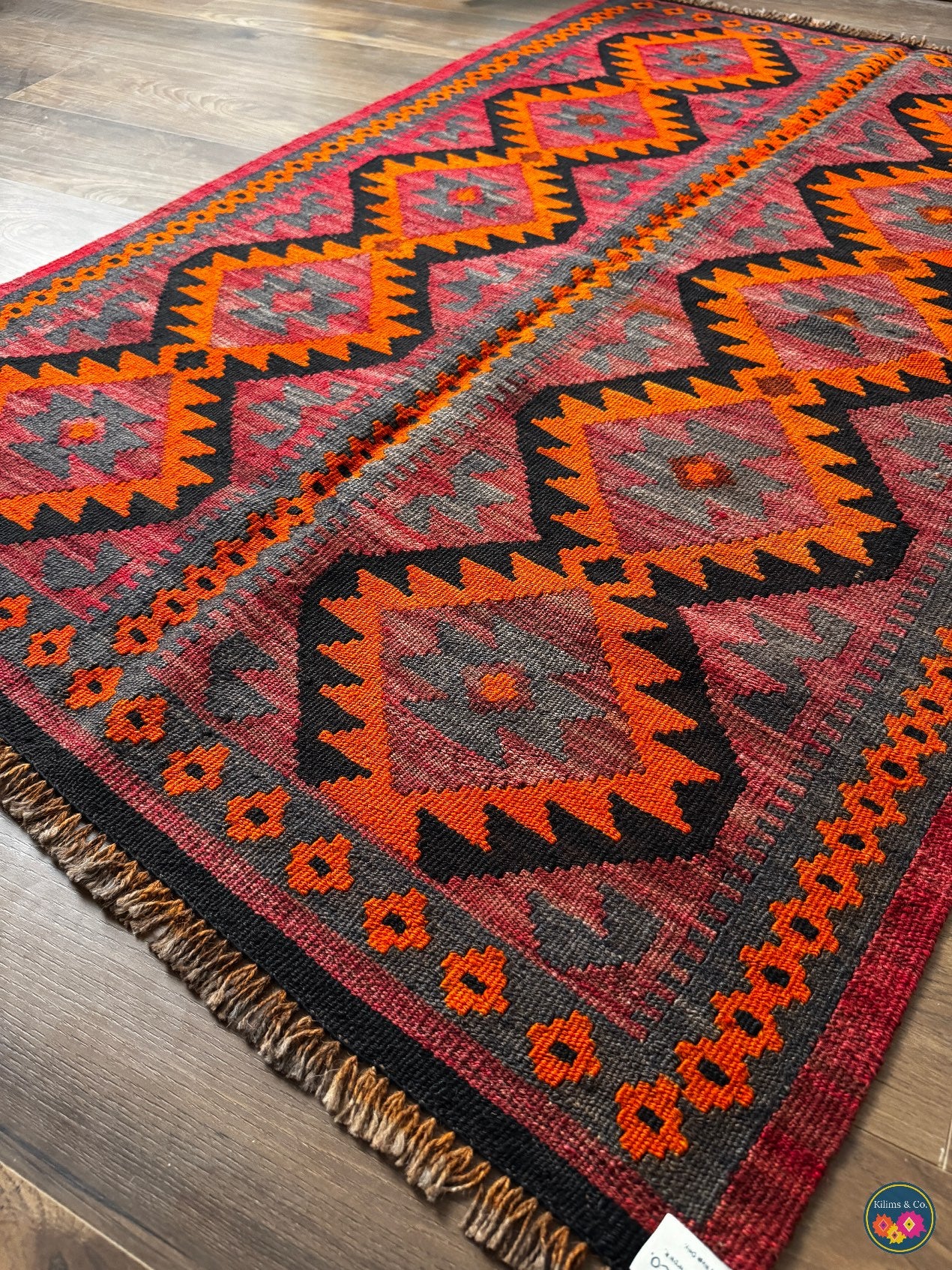 Pure Wool kilim 4’4”x2’10”