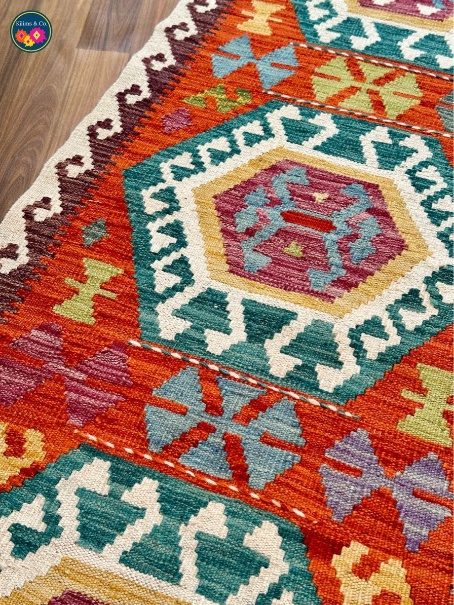 Woolen Floor Runner 6'4x2’3