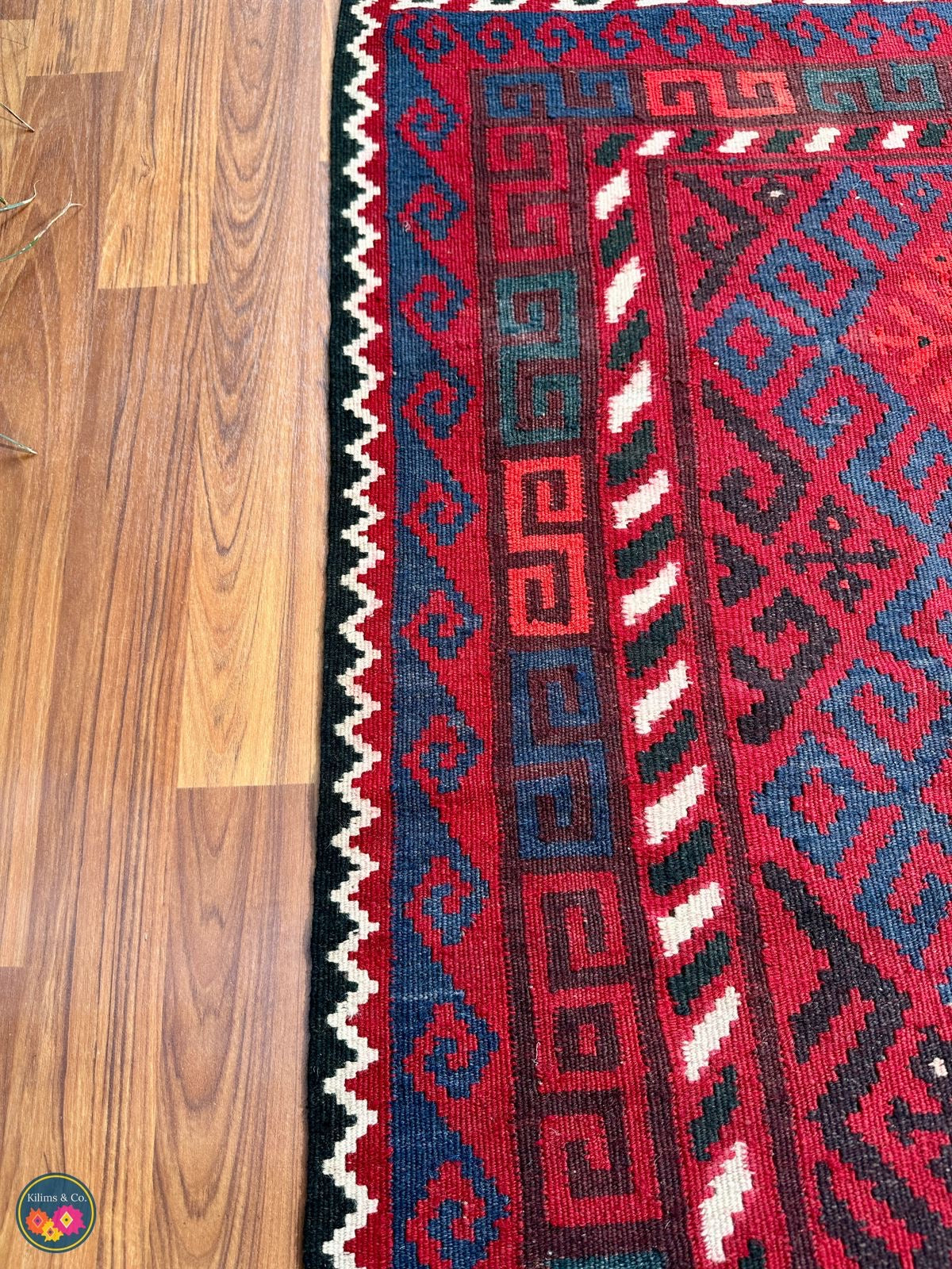 Pure wool kilim 4ft 7in x 2ft 9in