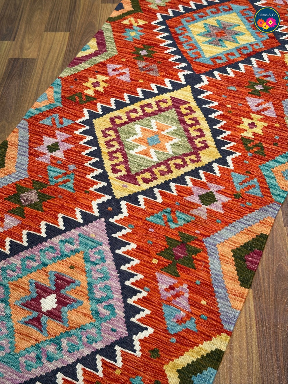 Woolen Floor Runner 6'8"x2’2”