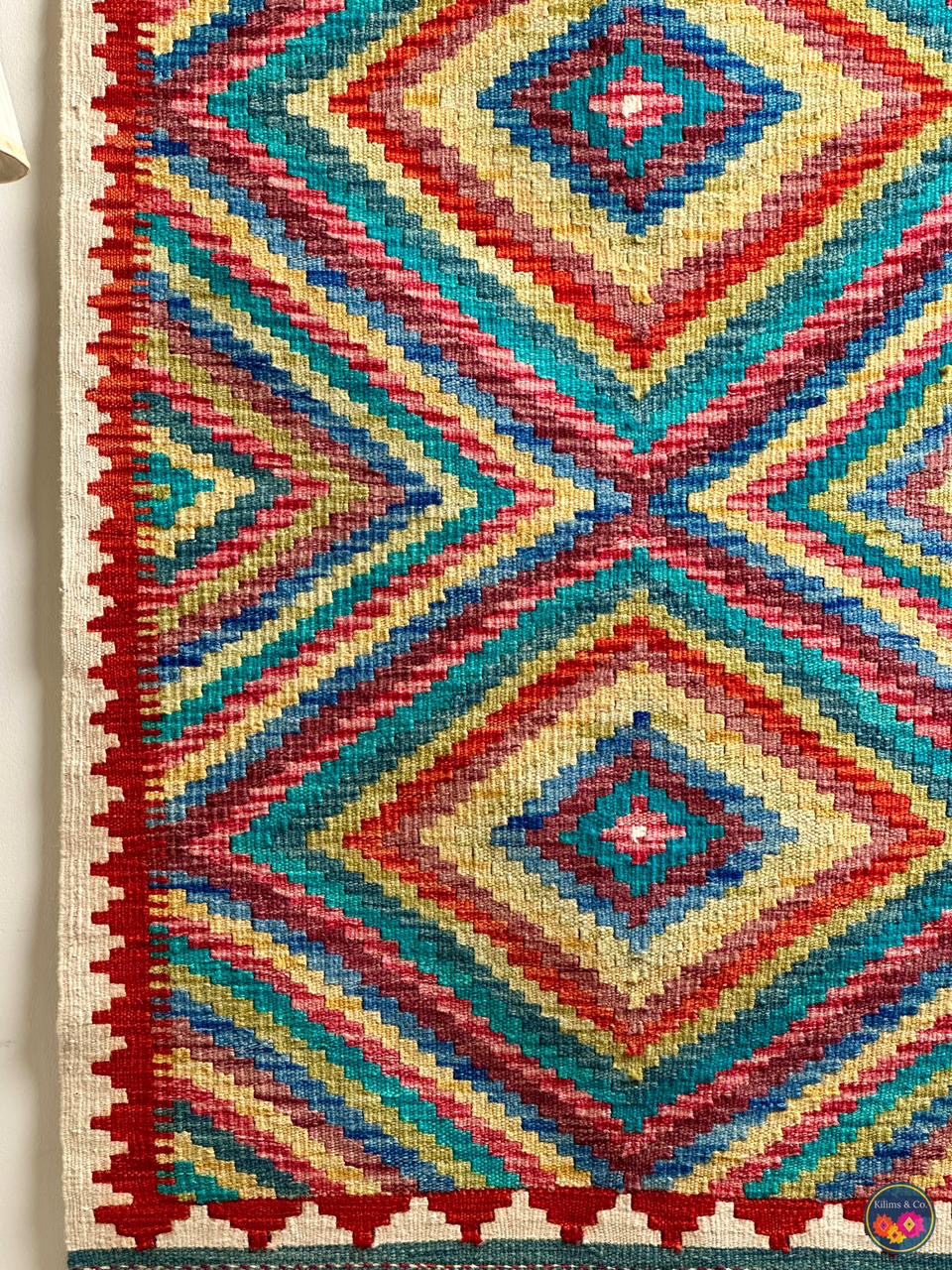 Pure Wool Hanging kilim 4’0”x2’8”