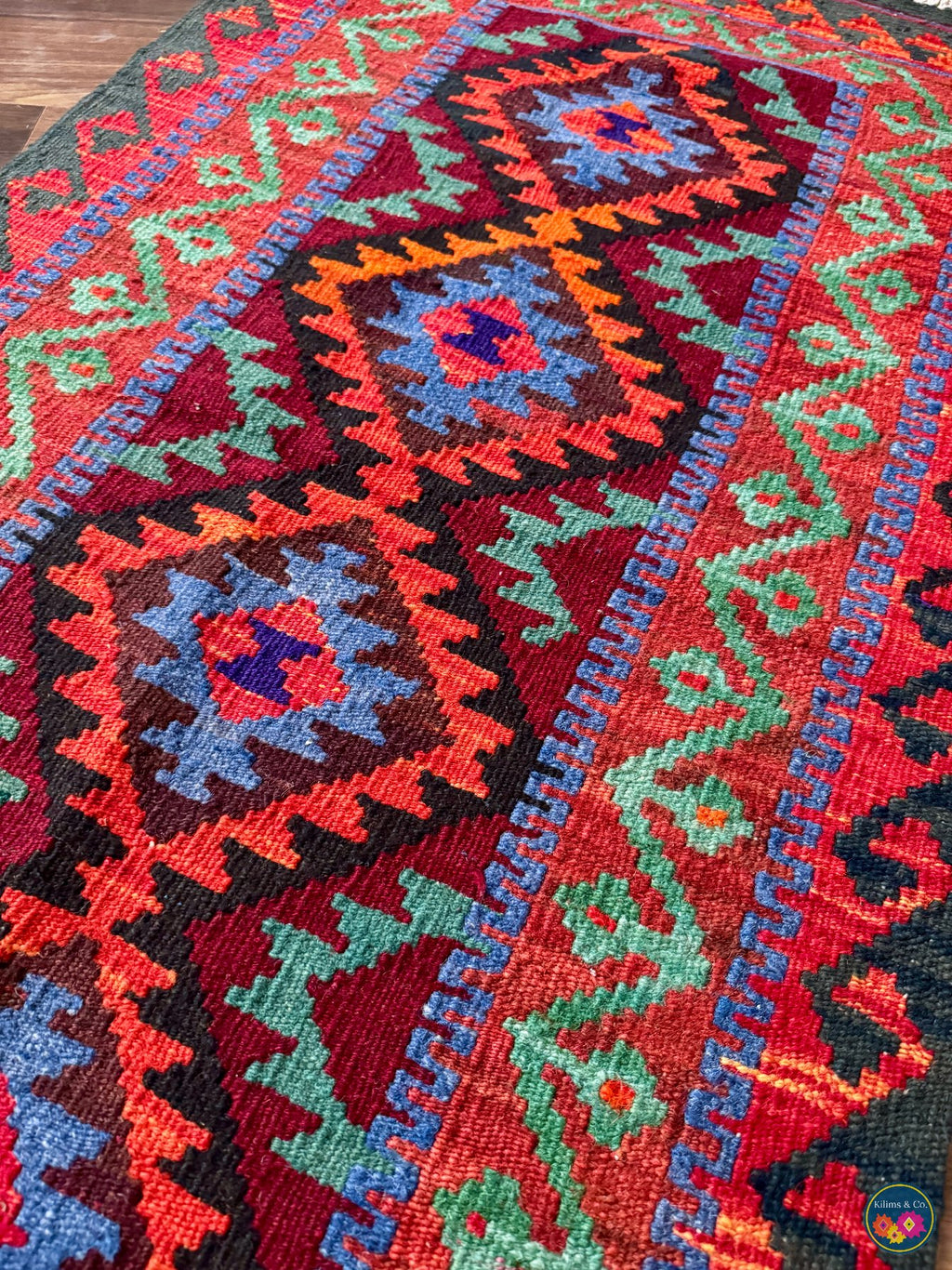 Woolen Floor Runner 4’4”x2’3”