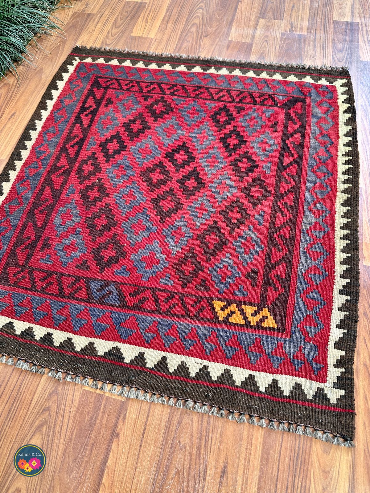 Pure Wool Hanging kilim 3’1” x 2’8”