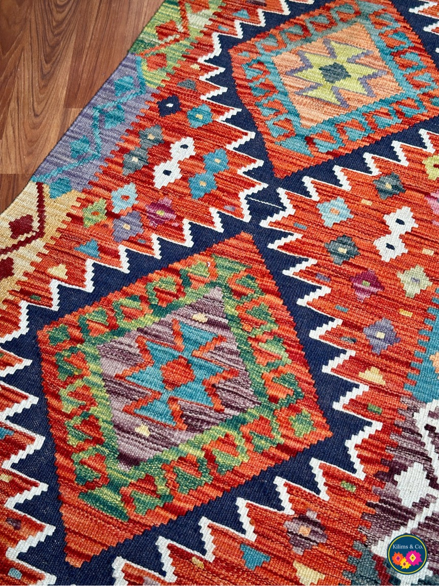 Woolen Floor Runner 6'6” x 2’2”