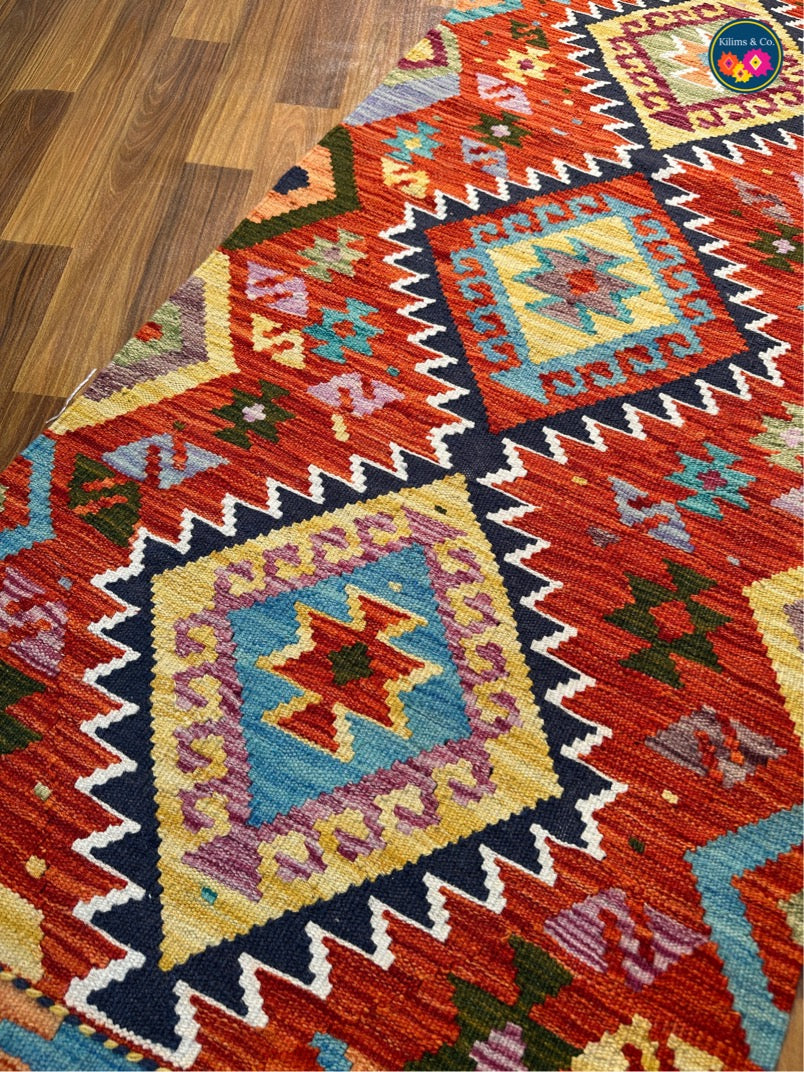 Woolen Floor Runner 6'8"x2’2”