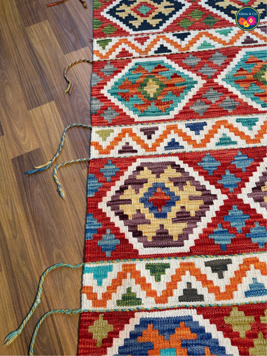 Woolen Floor Runner 6'5"x2'2”