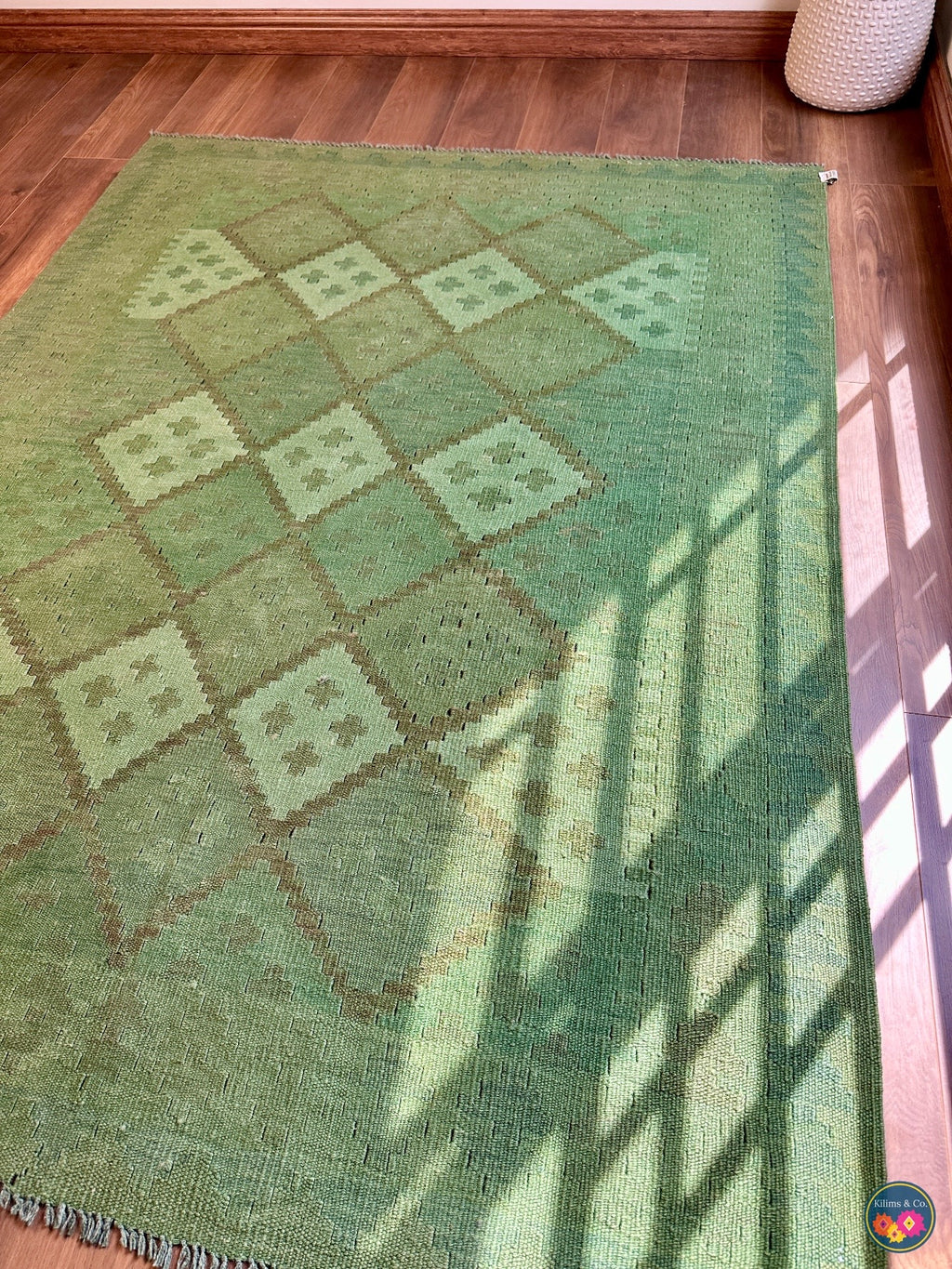 Pure Wool kilim 6ft 4in x 5ft 0in