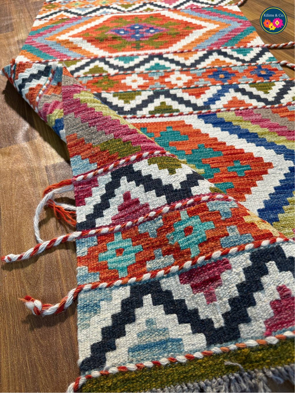 Woolen Floor Runner 6'5”x2’2”