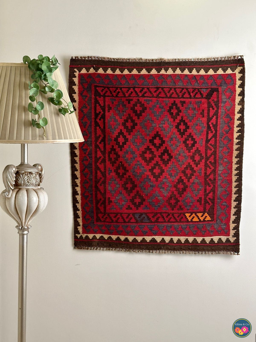 Pure Wool Hanging kilim 3’1” x 2’8”