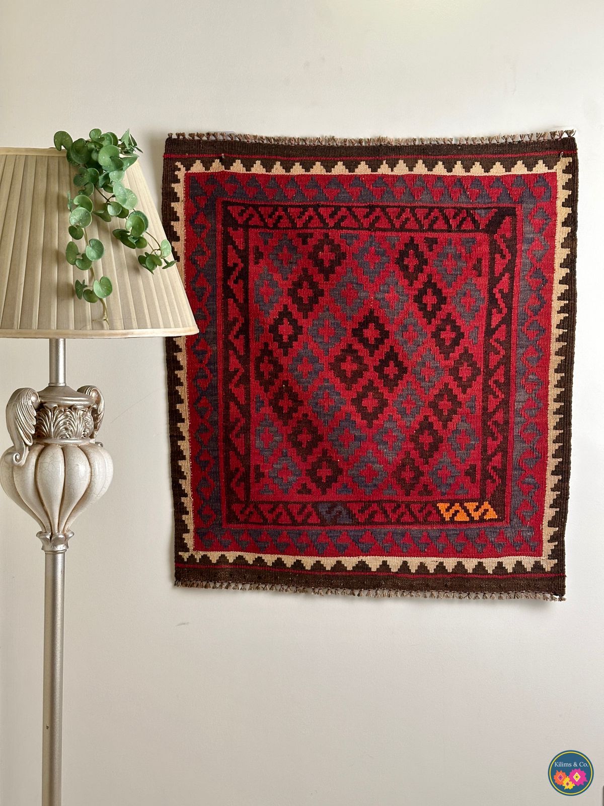 Pure Wool Hanging kilim 3’1” x 2’8”