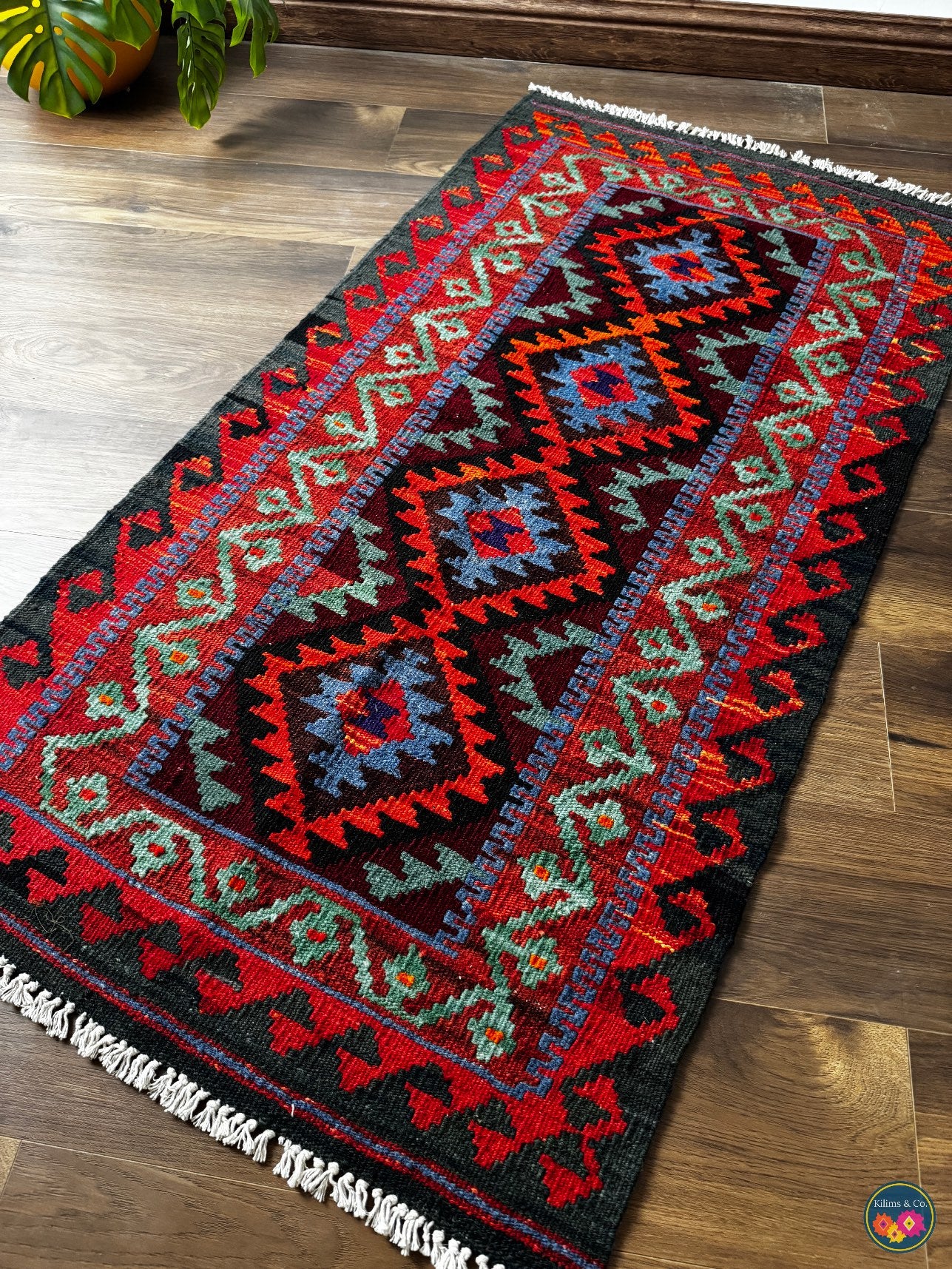 Woolen Floor Runner 4’4”x2’3”