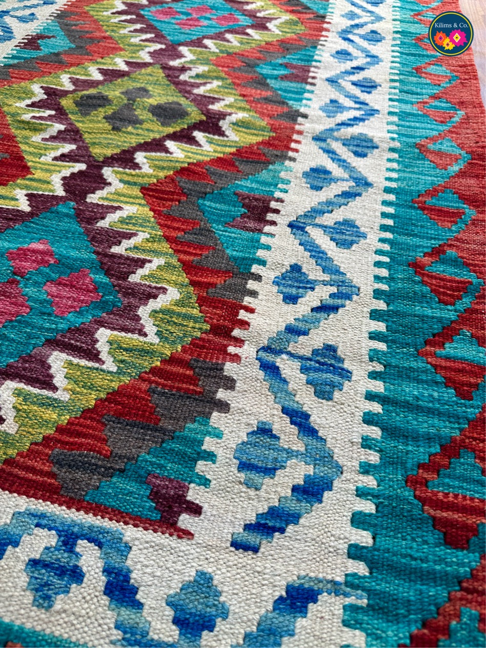 Pure wool kilim 5’0 x 3’4
