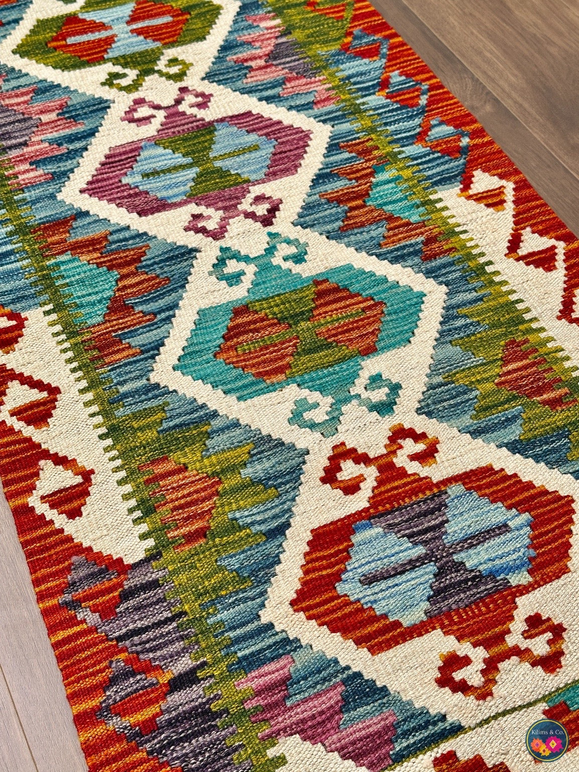 Woolen Floor Runner 6’3”x1’11”