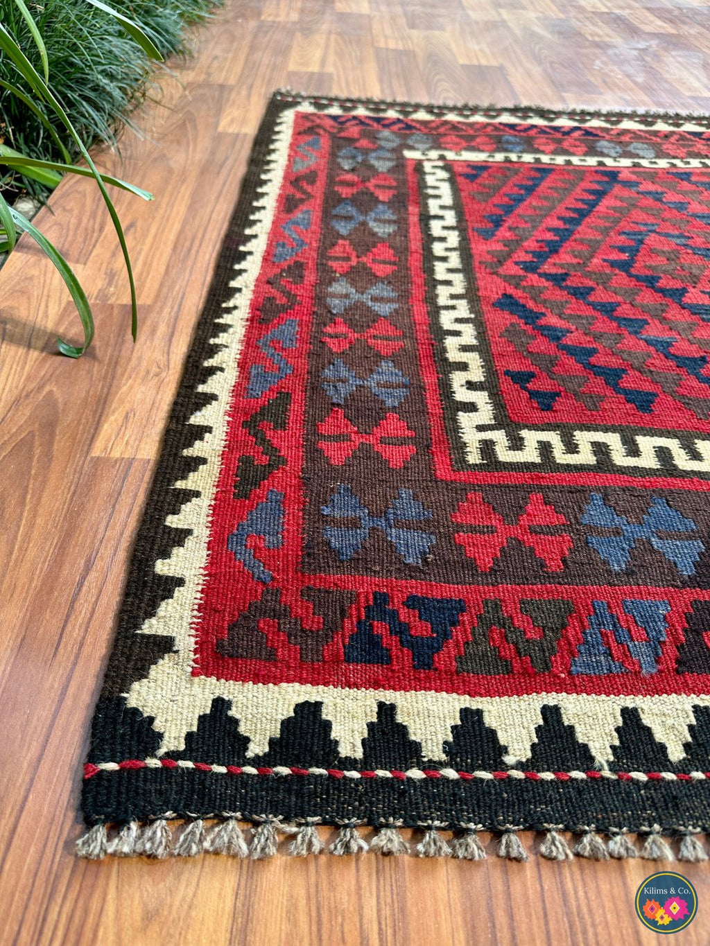 Pure Wool Hanging kilim 3’1” x 3’6”