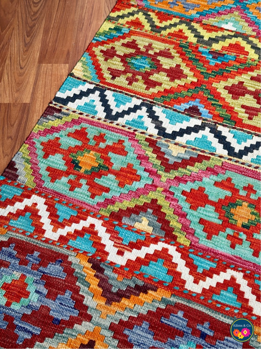 Woolen Floor Runner 6'9” x 2’2”