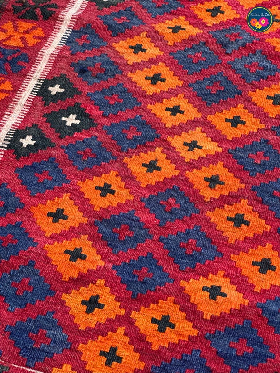 Pure wool kilim 5’2 x 3’0