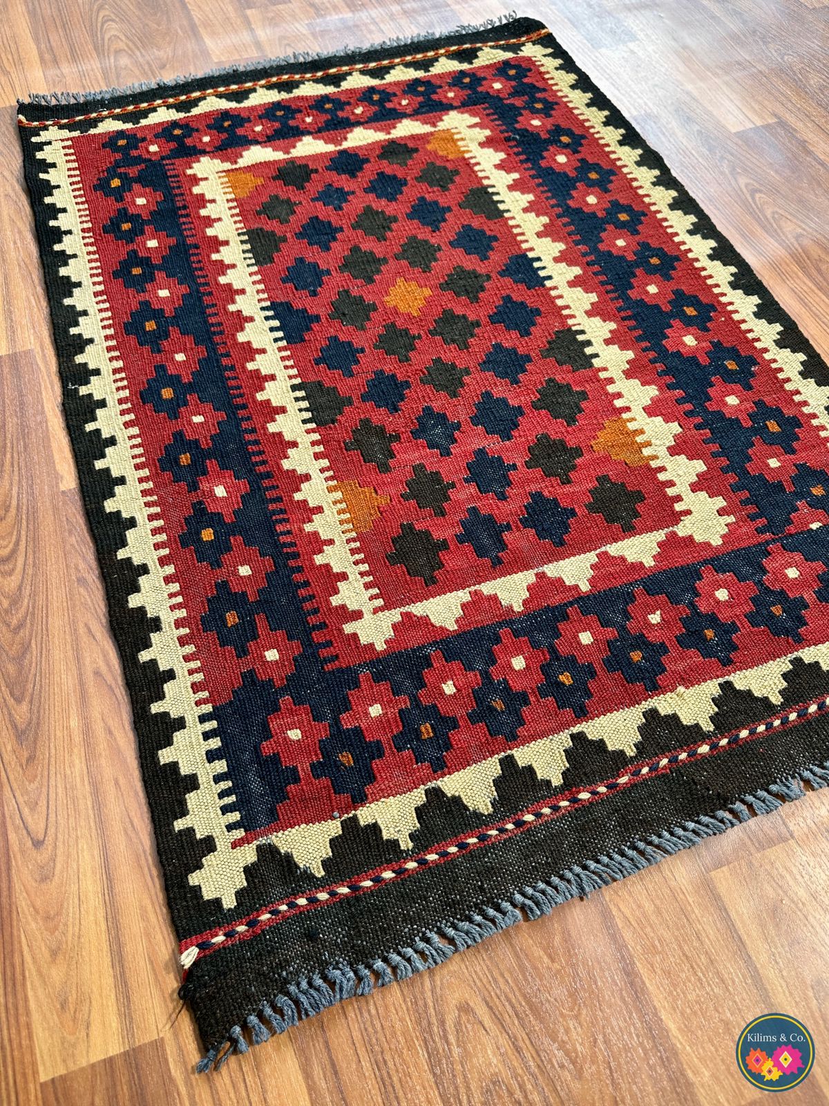 Pure Wool Hanging kilim 3’7”x2’7”