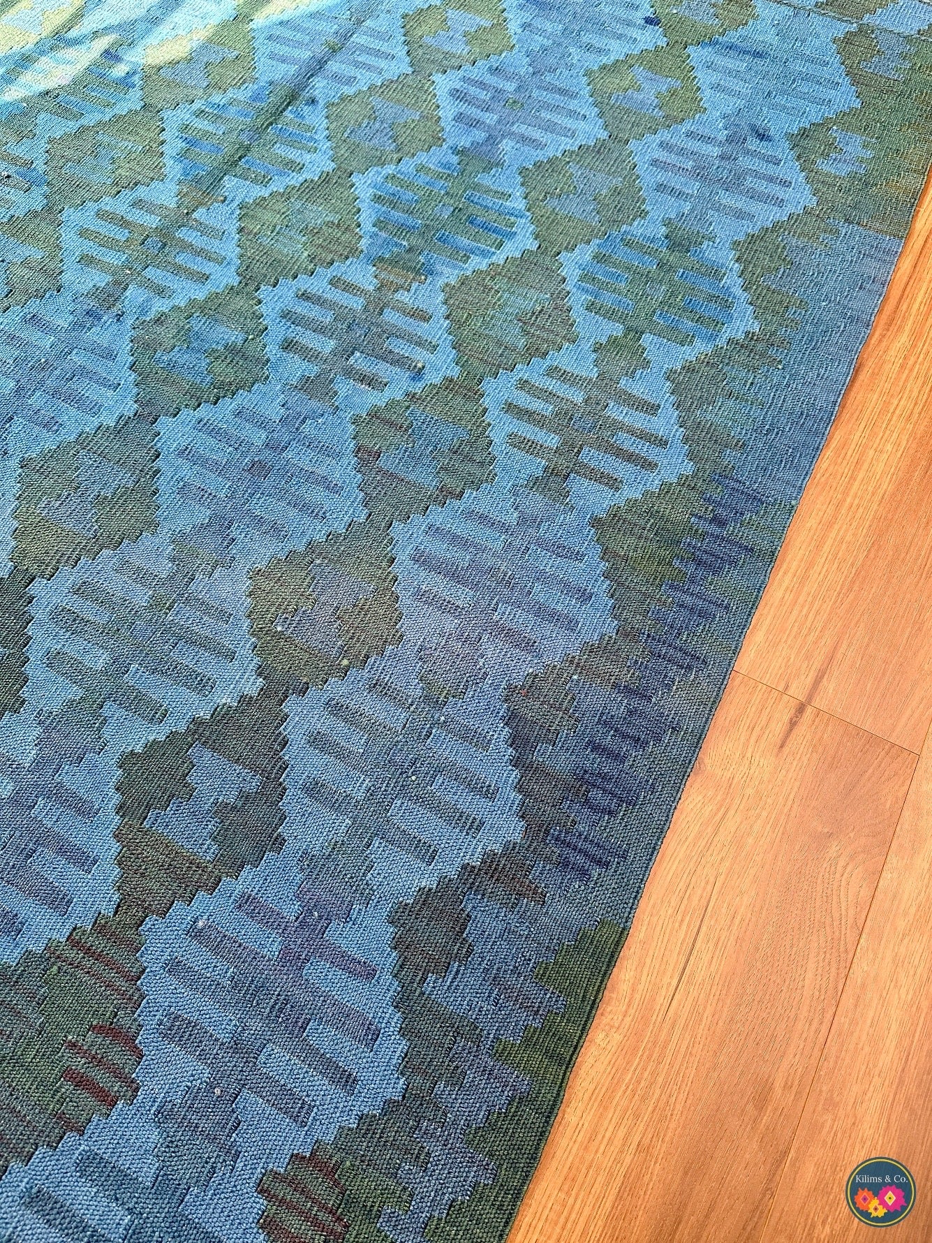 Pure Wool kilim 6ft 6in x 4ft 10in