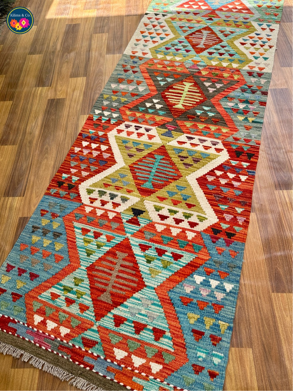 Woolen Floor Runner 6'11x2’3