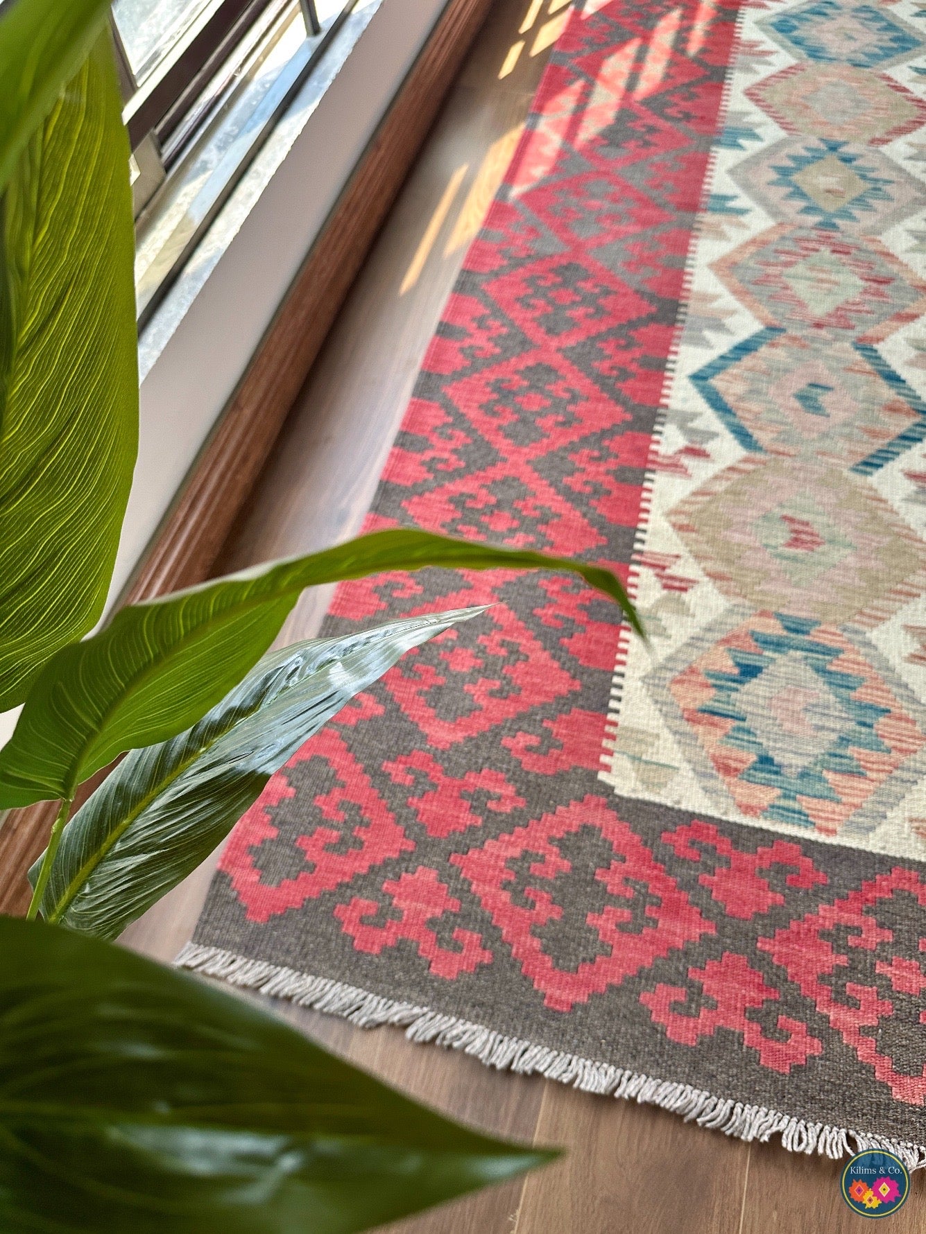 Pure Wool kilim 7ft 8in x 5ft 8in