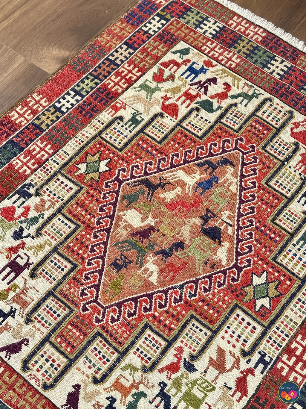Vintage Sumak 3ft5in x 2ft8in