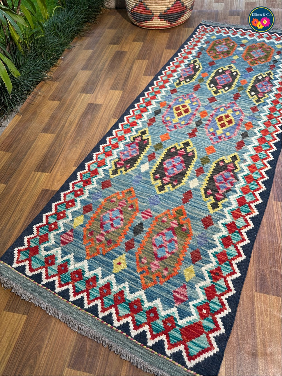 Woolen Floor Runner 6'7"x2'4”