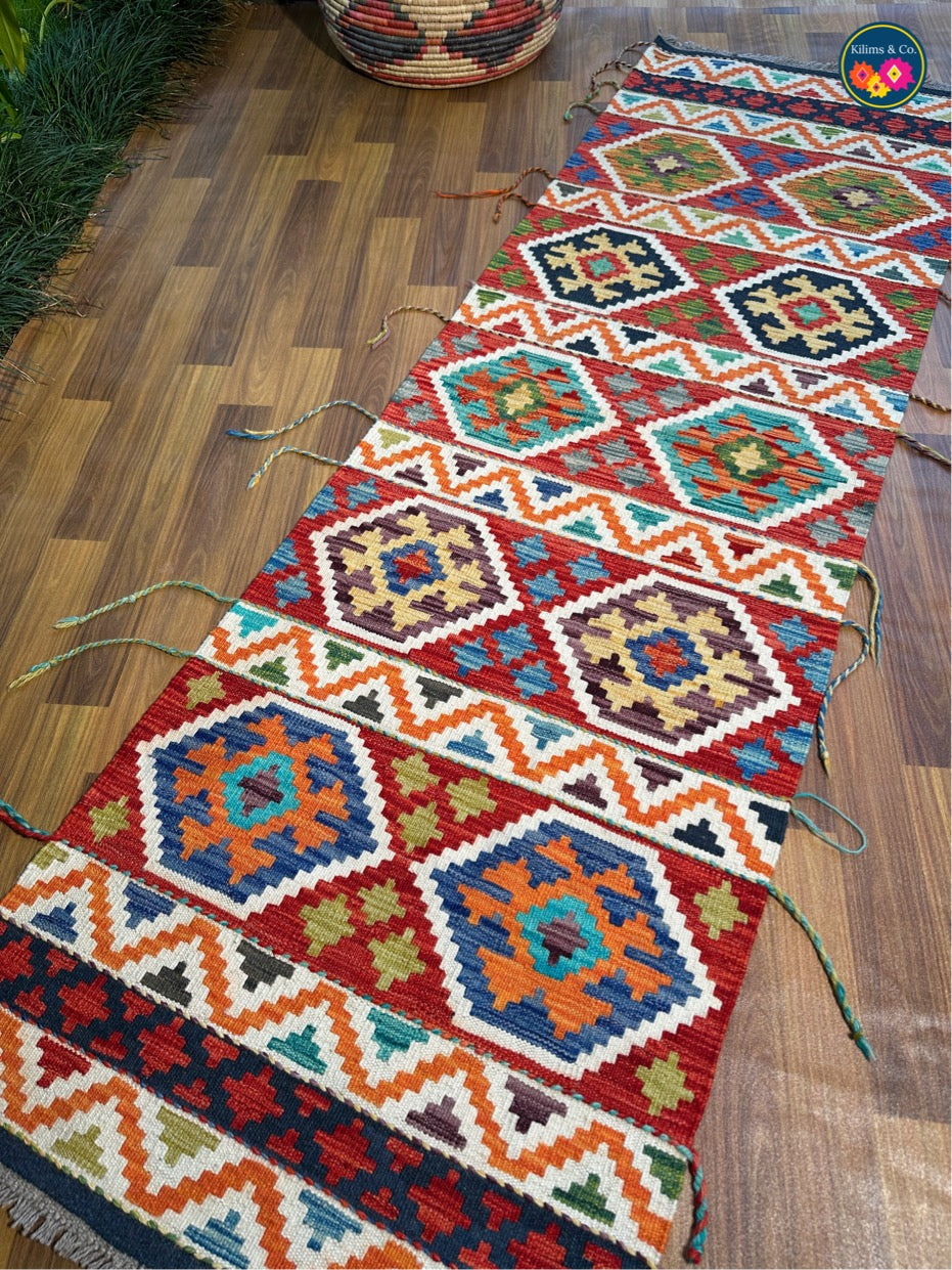 Woolen Floor Runner 6'5"x2'2”