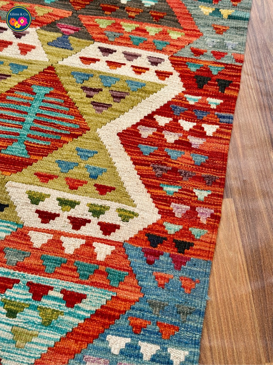 Woolen Floor Runner 6'11x2’3