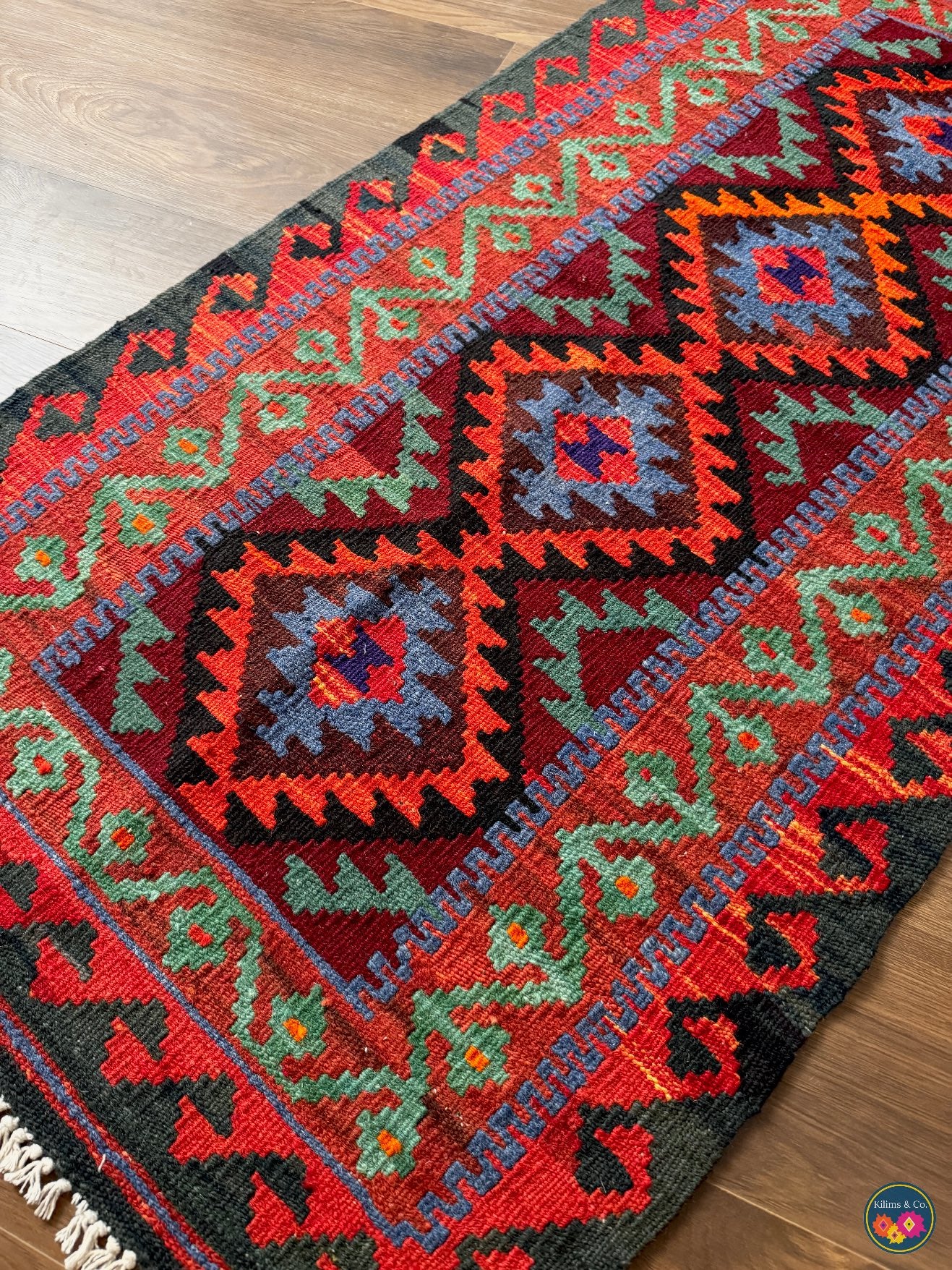 Woolen Floor Runner 4’4”x2’3”