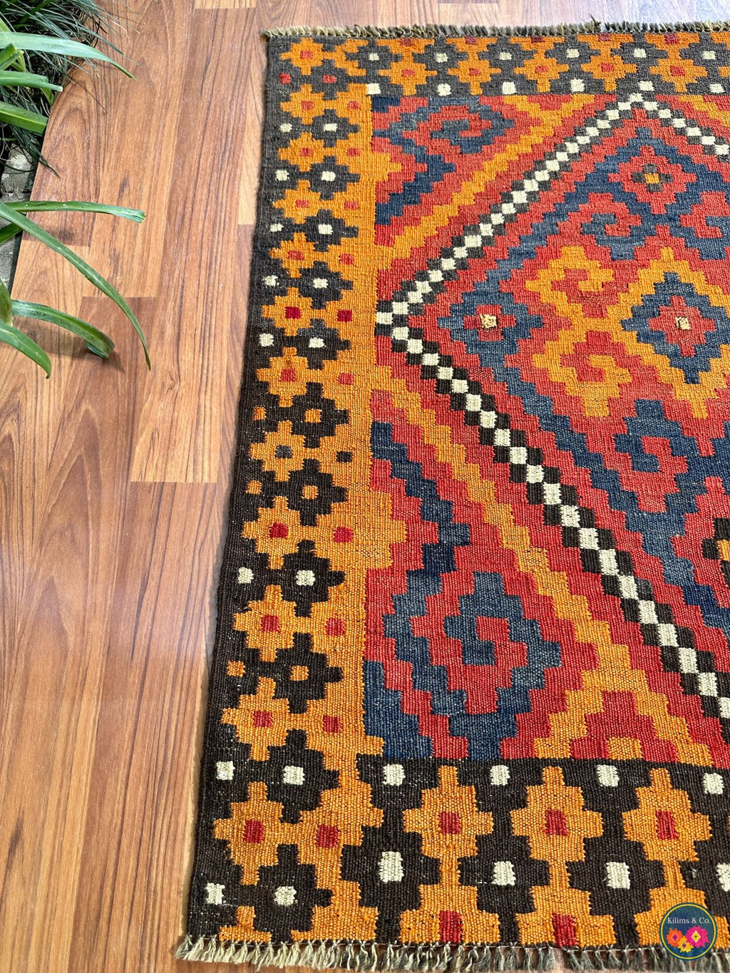 Pure Wool Hanging kilim 3’2” x 2’11”