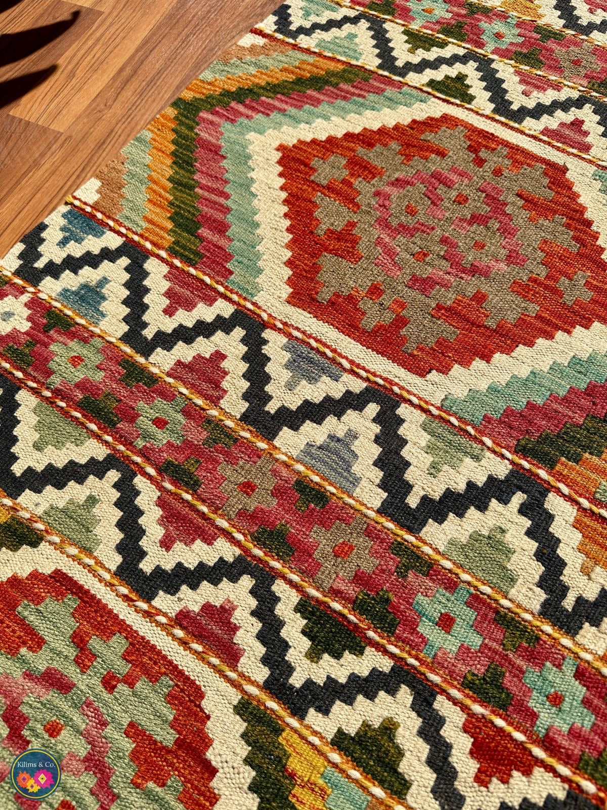 Woolen Floor Runner 6'3” x 2’2”