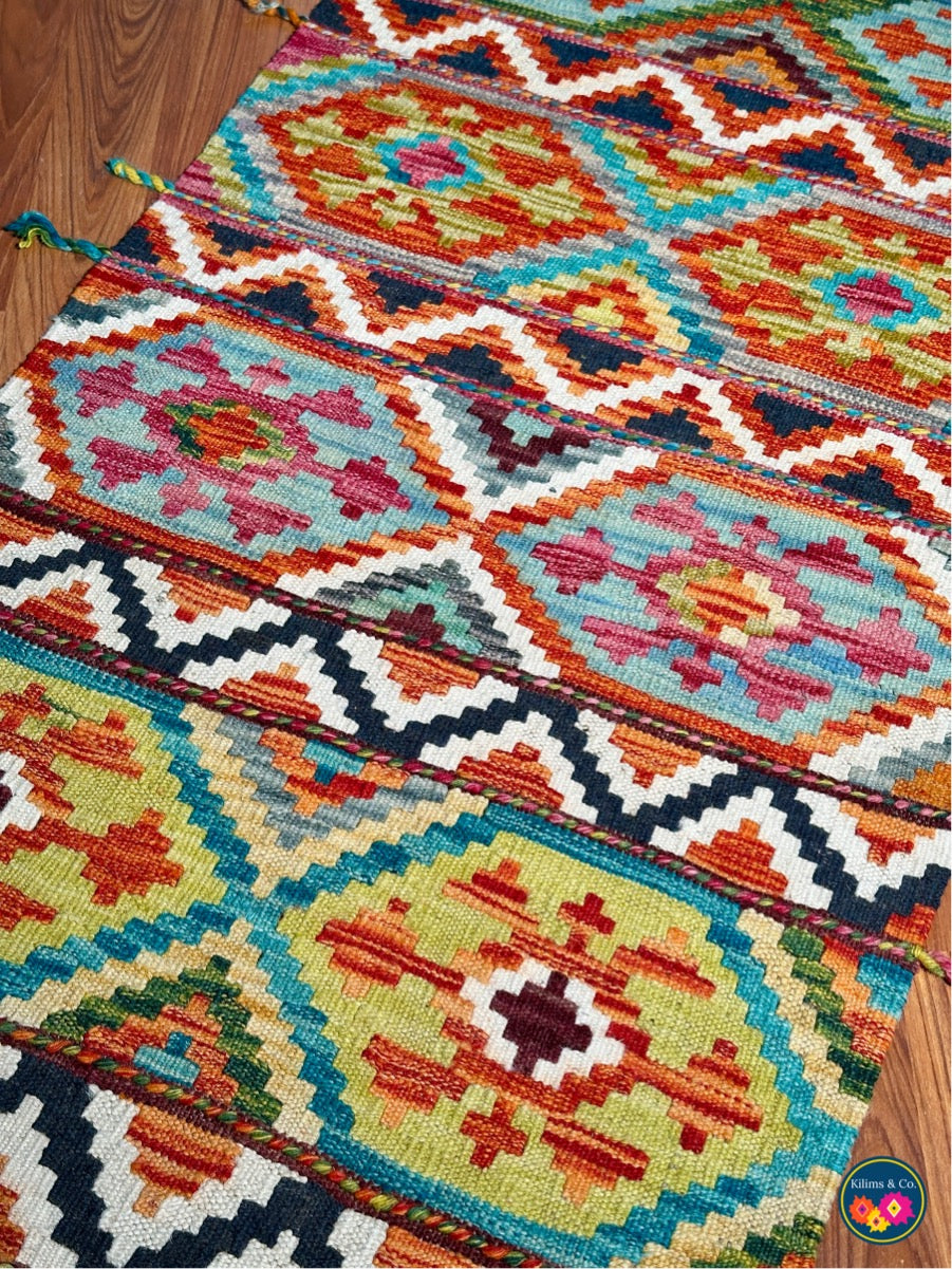 Woolen Floor Runner 6'4” x 2’2”