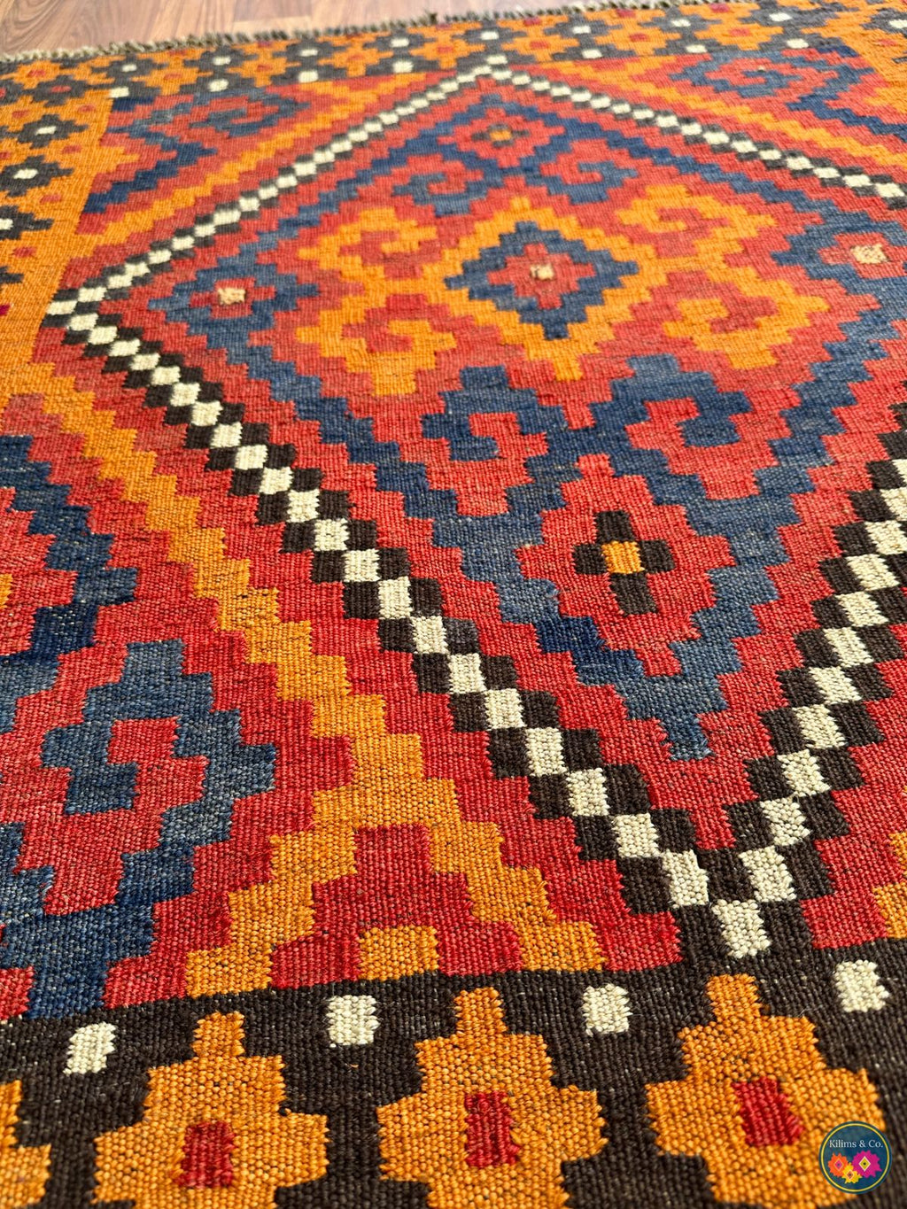 Pure Wool Hanging kilim 3’2” x 2’11”